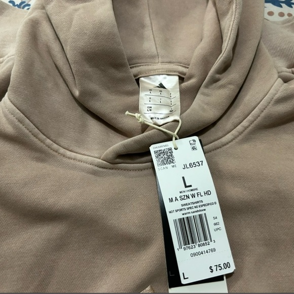 Adidas Men's Brown Hoodie Sweater - Picture 5 of 15
